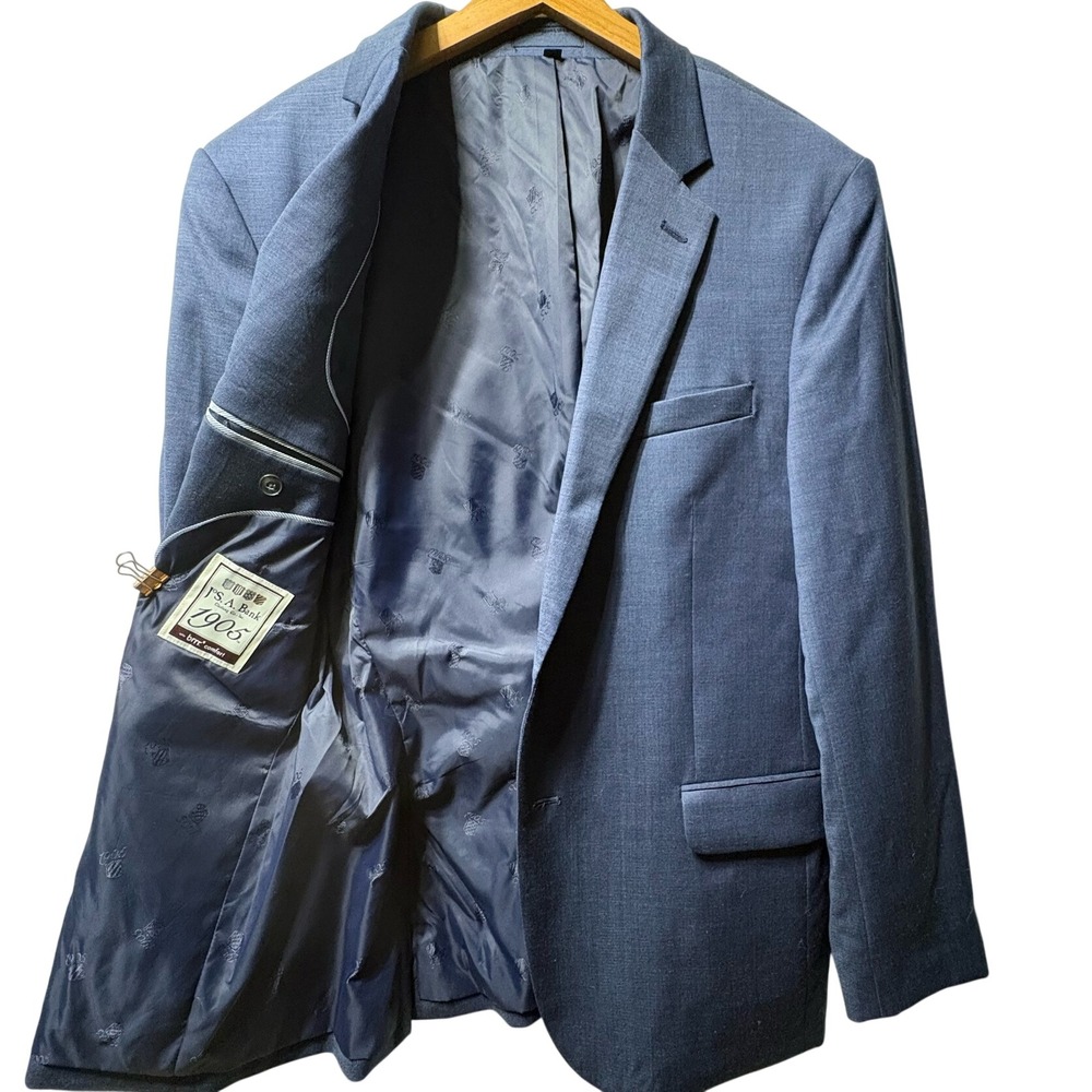 Jos. A. Bank 1905 Collection Sport Coat Mens Blue Slim Fit brrr Comfort Blazer
